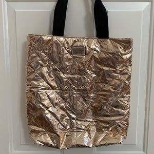 Rose Gold space age Victoria Secret tote